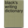 Black's Writing Dictionary door T.J. Hulme