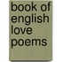 Book of English Love Poems