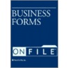 Business Forms On File '98 door The Diagram Group