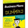 Business Plans For Dummies by Steven D. Peterson
