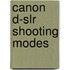 Canon D-Slr Shooting Modes