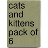 Cats And Kittens Pack Of 6 door Claire Liewellyn