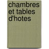 Chambres Et Tables D'Hotes door Gites de France 2010