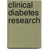 Clinical Diabetes Research by Michael Roden