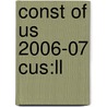 Const Of Us 2006-07 Cus:ll door Onbekend
