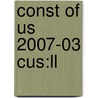 Const Of Us 2007-03 Cus:ll door Onbekend