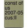 Const Of Us 2007-05 Cus:ll door Onbekend