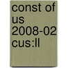 Const Of Us 2008-02 Cus:ll door Onbekend