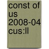 Const Of Us 2008-04 Cus:ll door Onbekend