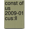 Const Of Us 2009-01 Cus:ll door Onbekend