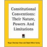 Constitutional Conventions door Roger Sherman Hoar