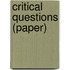 Critical Questions (Paper)