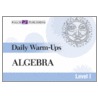 Daily Warm-Ups for Algebra door Hope Martin