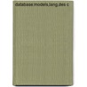 Database:models,lang,des C door James L. Johnson