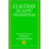 De Raptu Prosperinae Ocm C by Claudius Claudianus