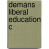 Demans Liberal Education C door Meira Levinson