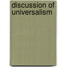 Discussion Of Universalism door William Latta Mccalla