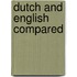 Dutch and English Compared