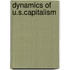 Dynamics Of U.S.Capitalism
