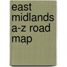 East Midlands A-Z Road Map door Geographers' A-Z. Map Company