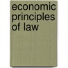 Economic Principles of Law door Veljanovski