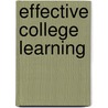 Effective College Learning door Sherrie L. Nist-olejnik