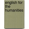 English For The Humanities door Tejada/Hernandez/Frias