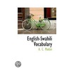 English-Swahili Vocabulary by A.C.B. 1846 Madan