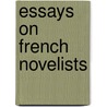 Essays on French Novelists door George Saintsbury