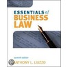 Essentials of Business Law door Liuzzo Anthony