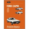 Ford Capri Workshop Manual door Onbekend