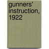 Gunners' Instruction, 1922 by Coast Artillery Journal