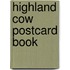 Highland Cow Postcard Book
