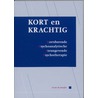 Kort en krachtig door F. de Jonghe