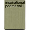 Inspirational Poems Vol.ii by Mona Lisa Hairston