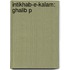 Intikhab-e-kalam: Ghalib P