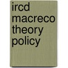 Ircd Macreco Theory Policy door Frank Miller