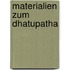 Materialien Zum Dhatupatha
