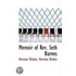 Memoir Of Rev. Seth Barnes