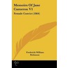 Memoirs Of Jane Cameron V1 by Frederick William Robinson