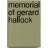 Memorial Of Gerard Hallock