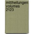 Mittheilungen Volumes 2123