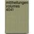 Mittheilungen Volumes 4041
