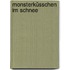 Monsterküsschen im Schnee