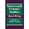 Nineteenth Century Studies door Basil Willey