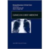 Nonpulmonary Critical Care by Mark Siegel