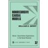 Nonrecursive Causal Models by William Dale Berry