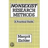 Nonsexist Research Methods door Margrit Eichler