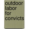 Outdoor Labor For Convicts by Charles Richmond Henderson