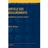 Particle Size Measurements by Henk G. Merkus